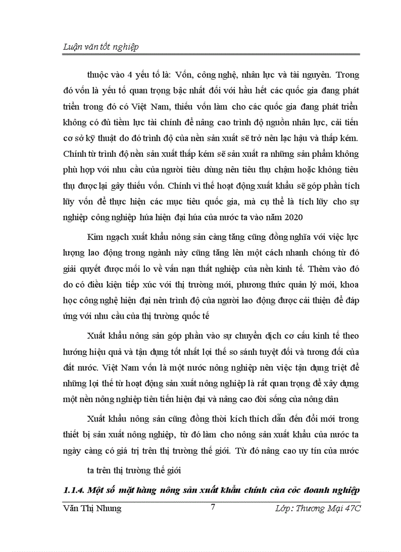 image for page Phát triển thị trường xuất khẩu hàng nông sản tại Công ty Cổ phần xuất nhập khẩu tổng hợp I – GENERALEXIM