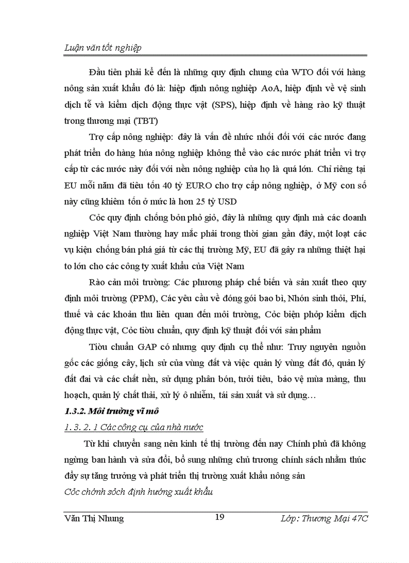 image for page Phát triển thị trường xuất khẩu hàng nông sản tại Công ty Cổ phần xuất nhập khẩu tổng hợp I – GENERALEXIM