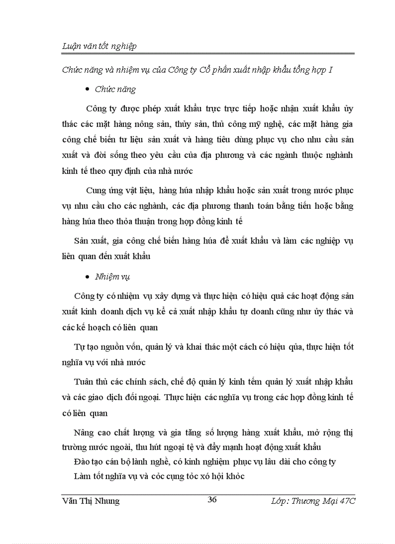 image for page Phát triển thị trường xuất khẩu hàng nông sản tại Công ty Cổ phần xuất nhập khẩu tổng hợp I – GENERALEXIM