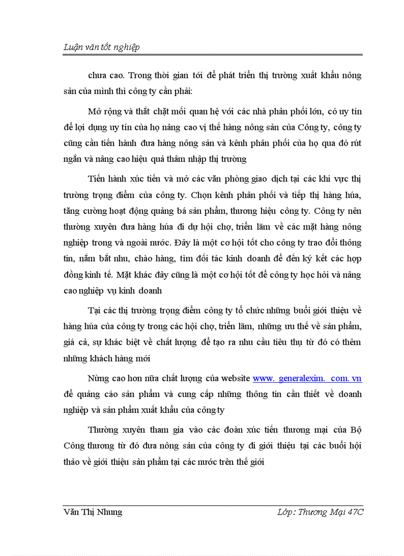 image for page Phát triển thị trường xuất khẩu hàng nông sản tại Công ty Cổ phần xuất nhập khẩu tổng hợp I – GENERALEXIM