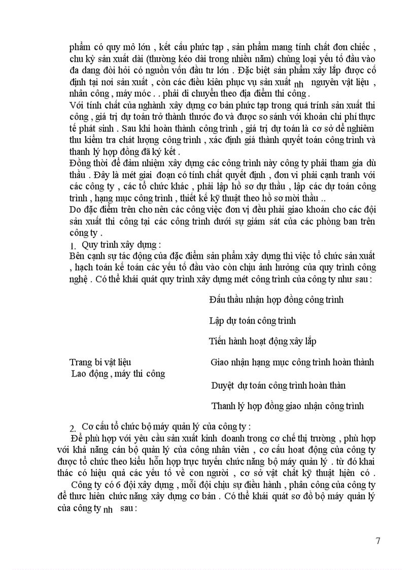 image for page Đặc điểm công tác kế toán của công ty xây lắp và vật tư xây dựng 5 .