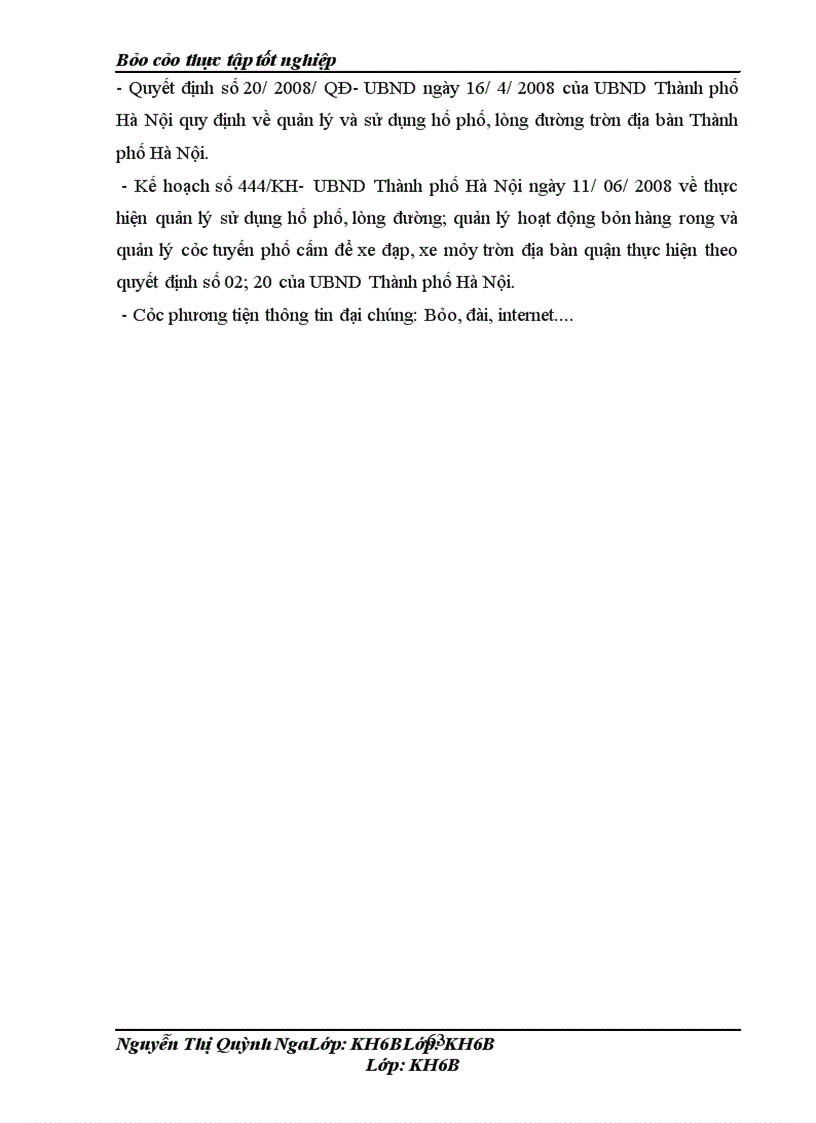 image for page Nâng cao hiệu quả quản lý hè phố, lòng đường và quản lý hoạt động bán hàng rong theo quyết định 02/2008/QĐ-UBND và quyết định 20/2008/QĐ-UBND của UBND Thành phố Hà Nội trên địa bàn quận Hai Bà Trưng