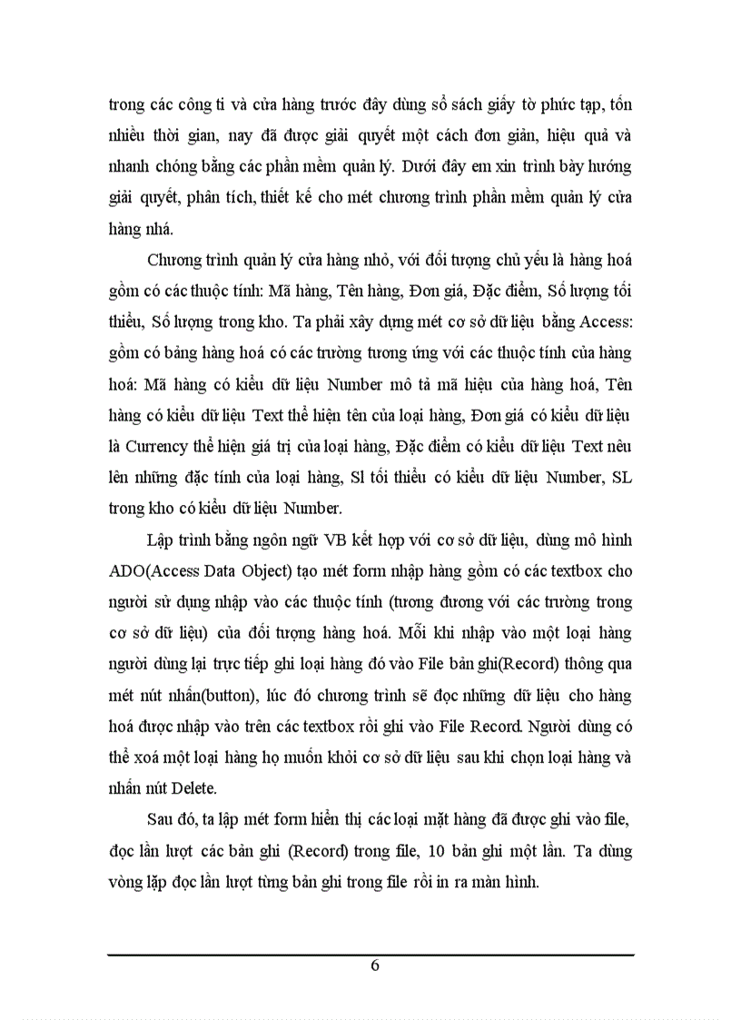 image for page Lập chương trình quản lý cửa hàng đơn giản