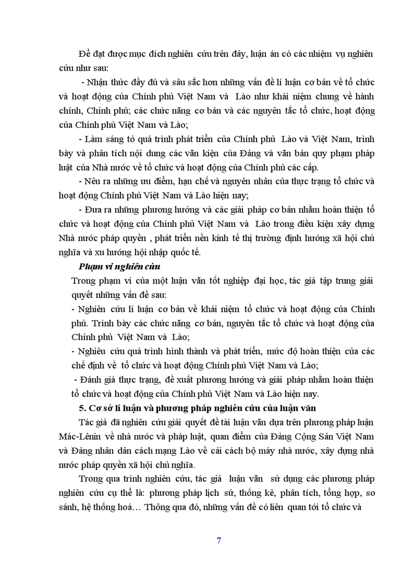 image for page Tổ chức và hoạt động của Chính phủ Việt Nam và Lào