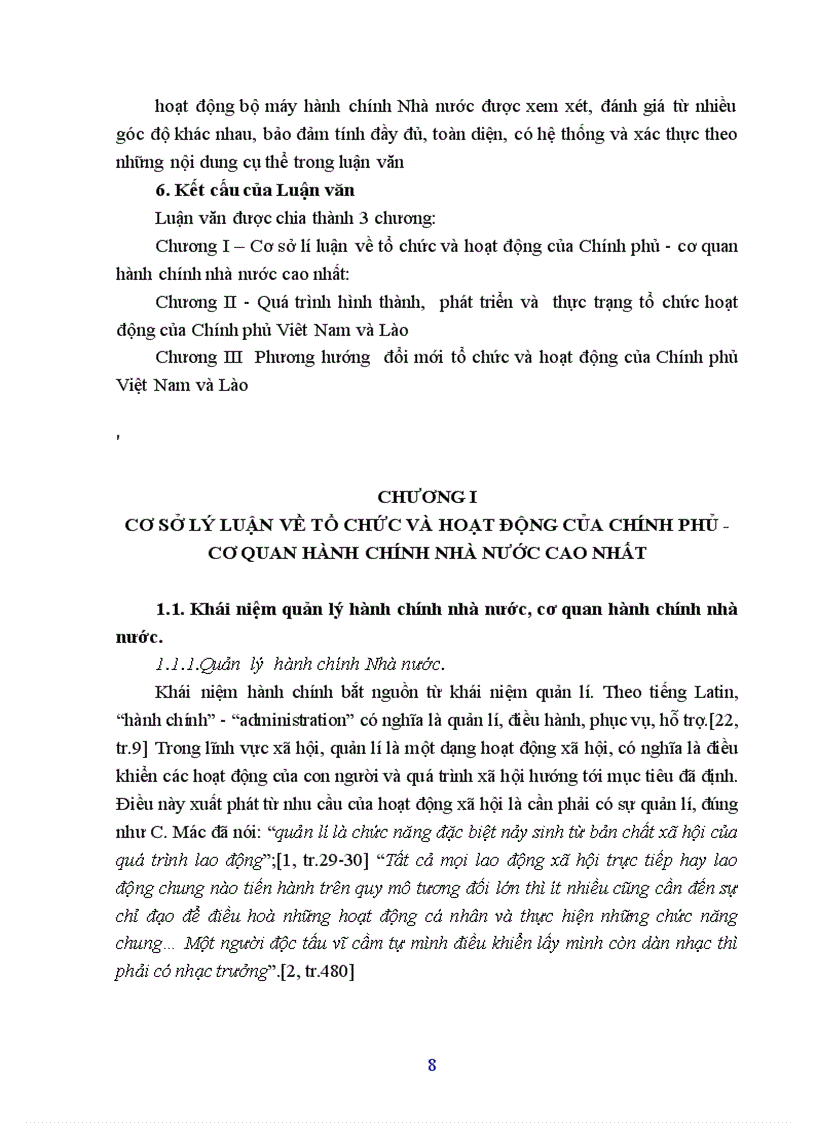 image for page Tổ chức và hoạt động của Chính phủ Việt Nam và Lào