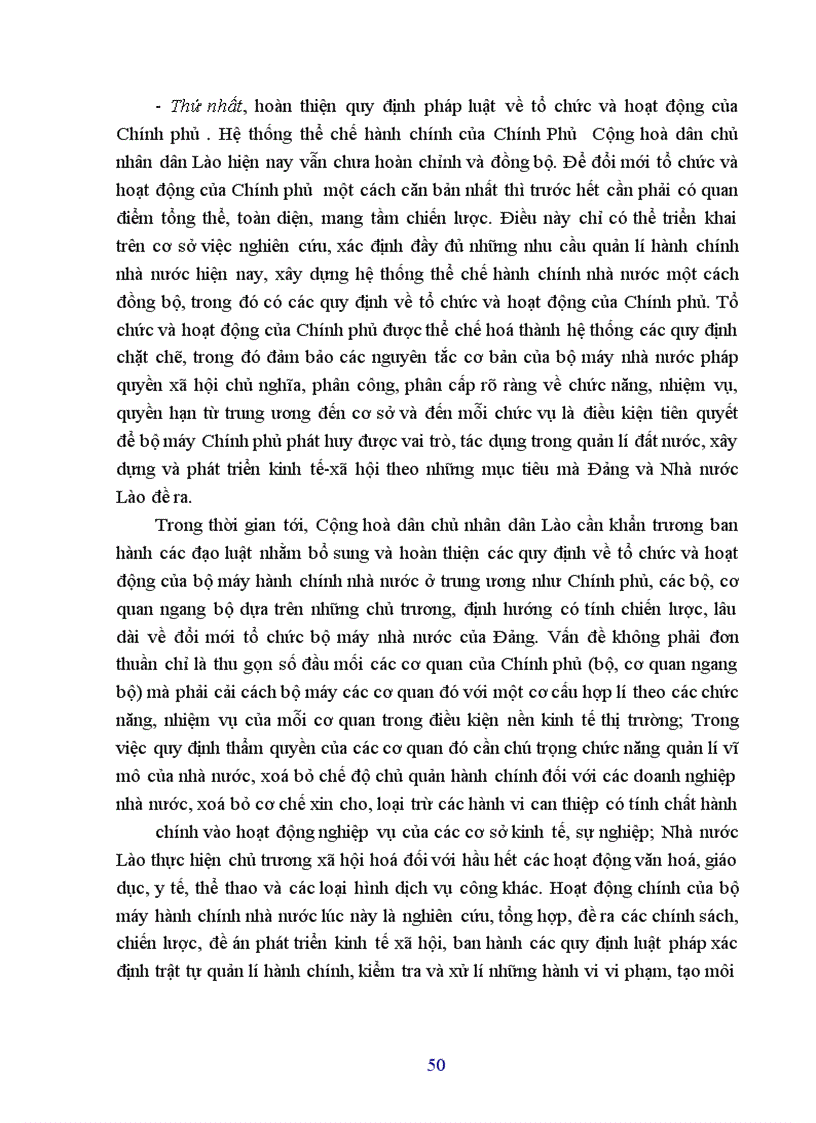 image for page Tổ chức và hoạt động của Chính phủ Việt Nam và Lào