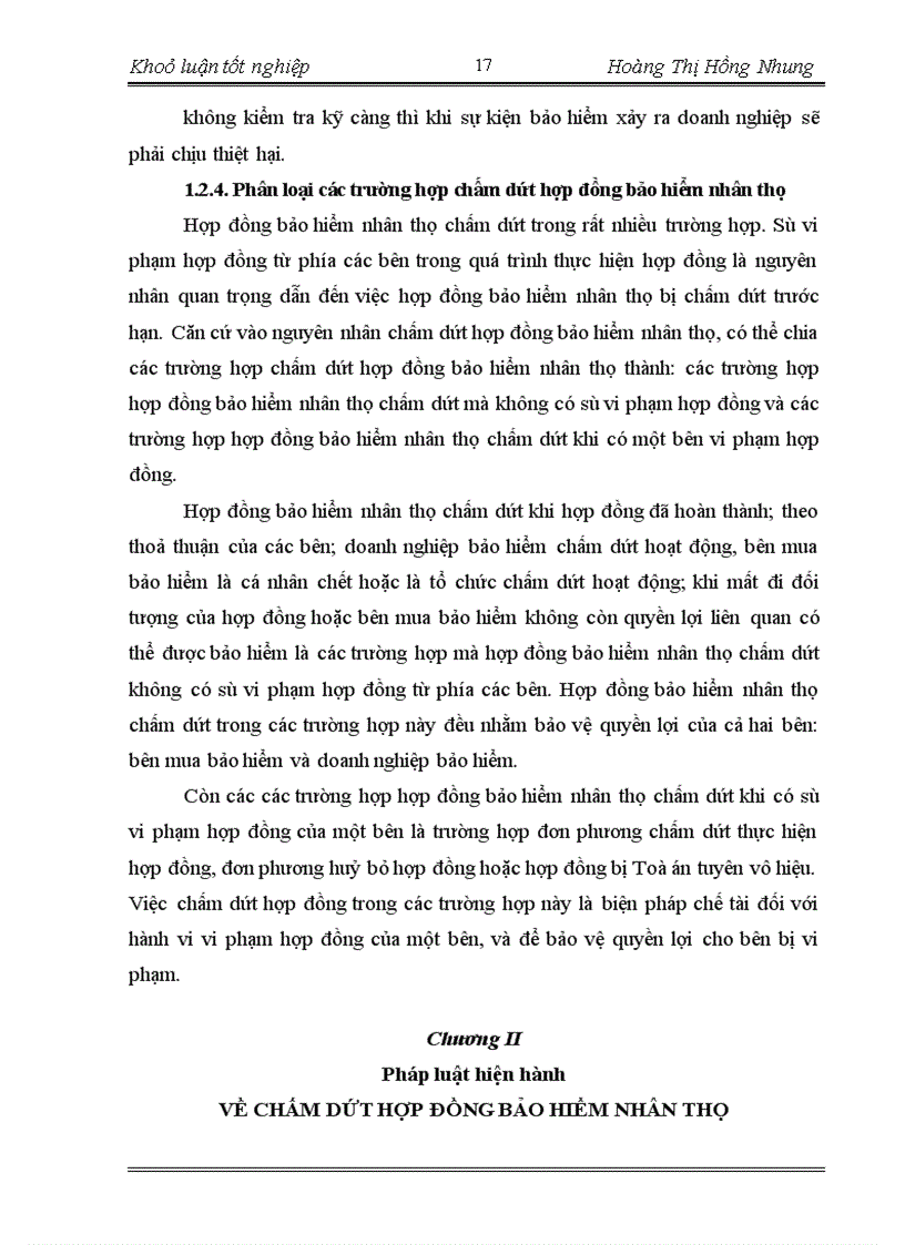 image for page Chế độ pháp lý về chấm dứt hợp đồng bảo hiểm nhân thọ