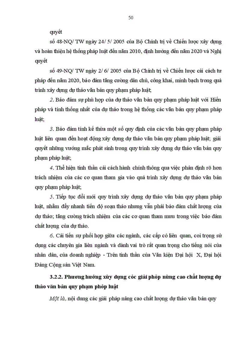 image for page Chất lượng dự thảo văn bản quy phạm pháp luật ỏ Việt Nam hiện nay