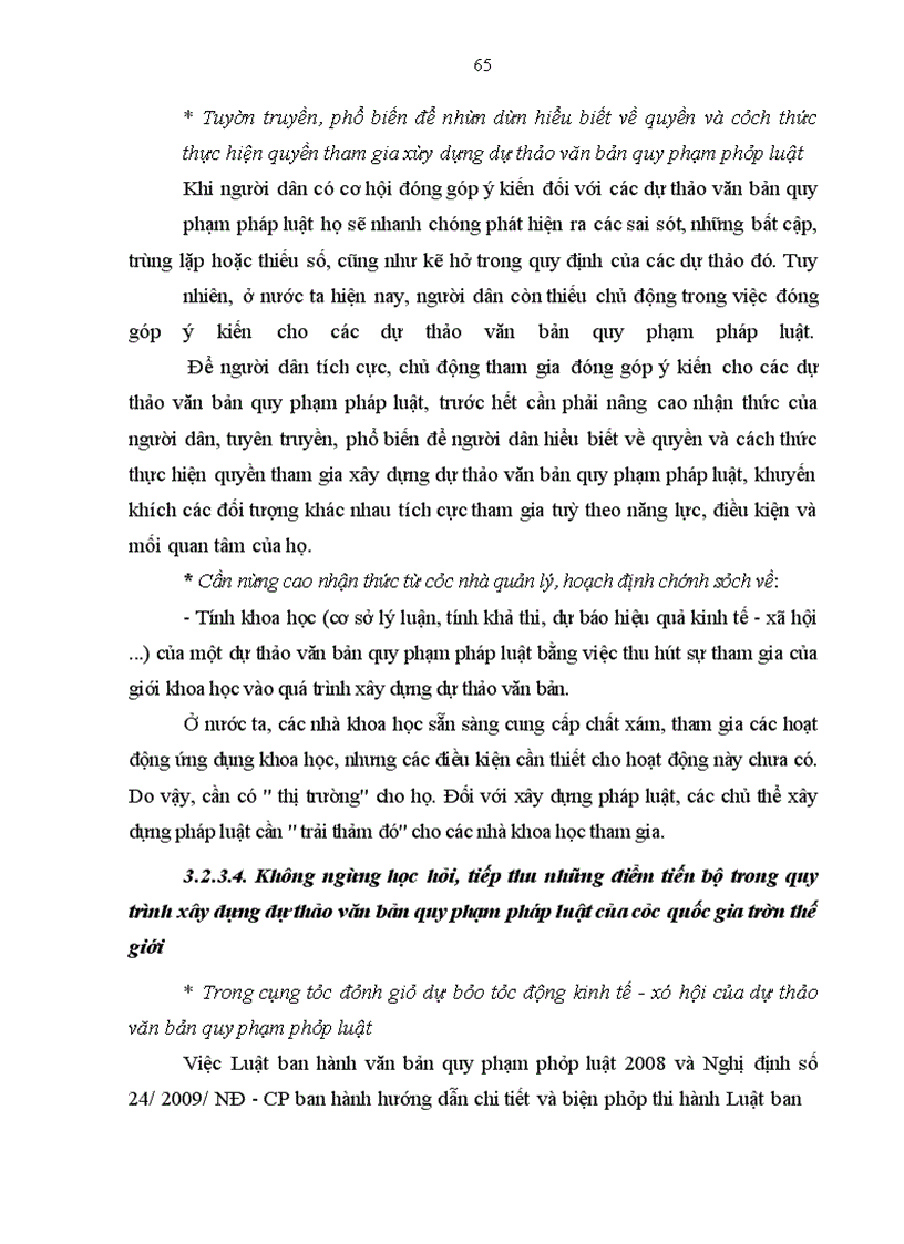 image for page Chất lượng dự thảo văn bản quy phạm pháp luật ỏ Việt Nam hiện nay