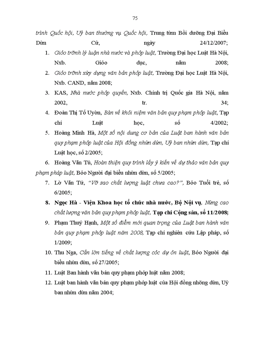 image for page Chất lượng dự thảo văn bản quy phạm pháp luật ỏ Việt Nam hiện nay