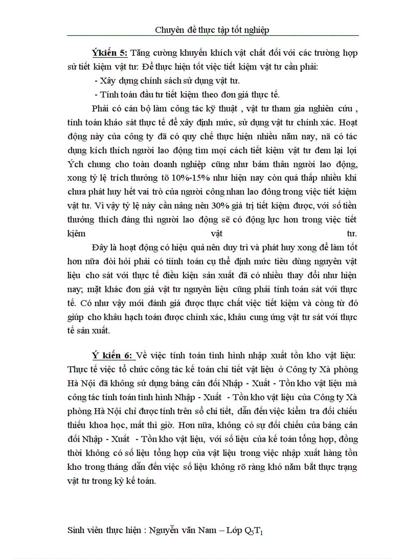 image for page Một số phương hướng và biện pháp nhằm tăng cường công tác bảo đảm và quản lí nguyên vật liệu tại Công ty Xà phòng Hà Nội
