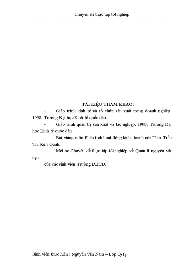 image for page Một số phương hướng và biện pháp nhằm tăng cường công tác bảo đảm và quản lí nguyên vật liệu tại Công ty Xà phòng Hà Nội