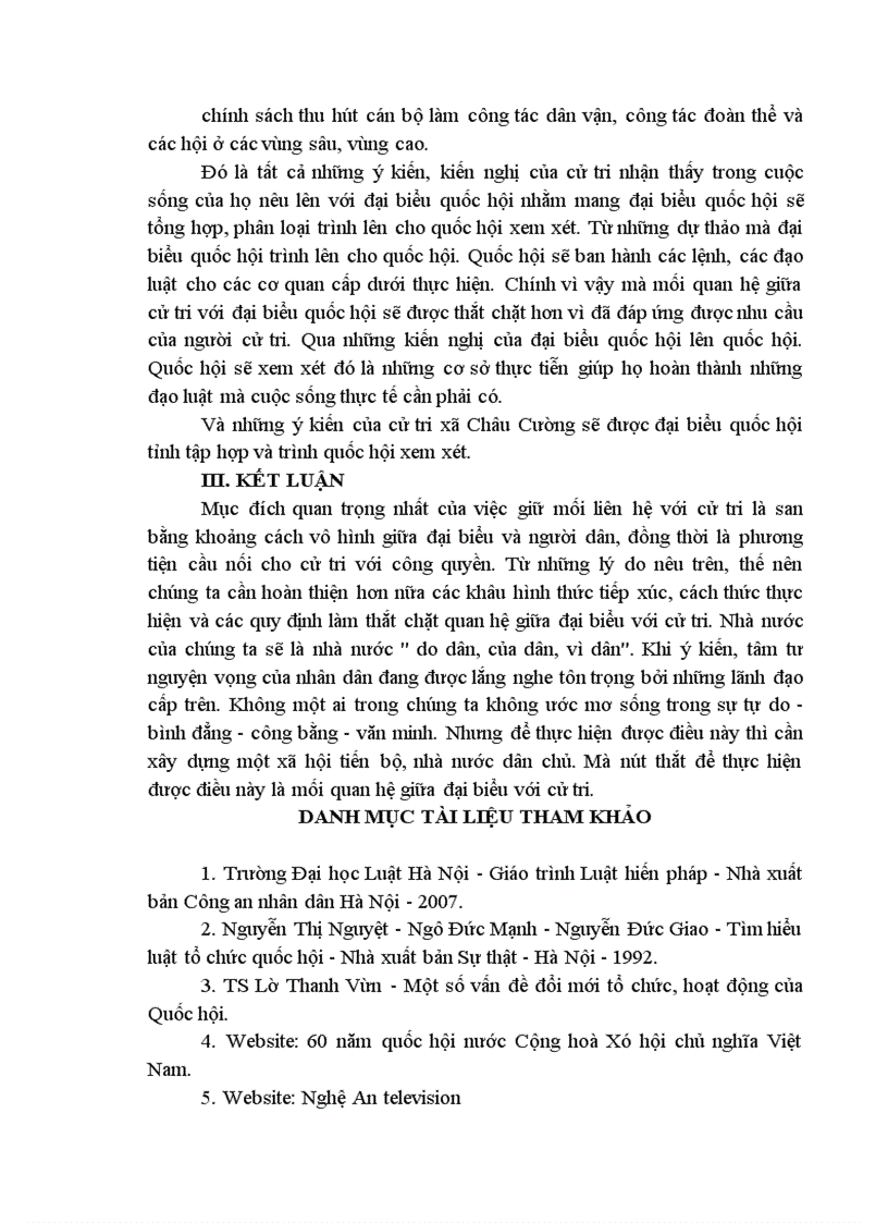image for page Một số giải pháp nhằm tăng cường mối quan hệ giữa đại biểu quốc hội với cử tri.