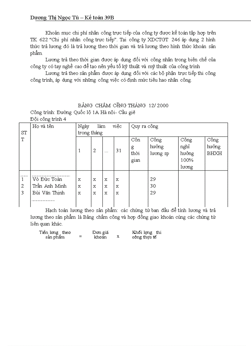 image for page Hạch toán chi phí sản xuất và tính giá thành sản phẩm với việc tăng cường công tác quản trị Doanh nghiệp tại Công ty XDCTGT 246