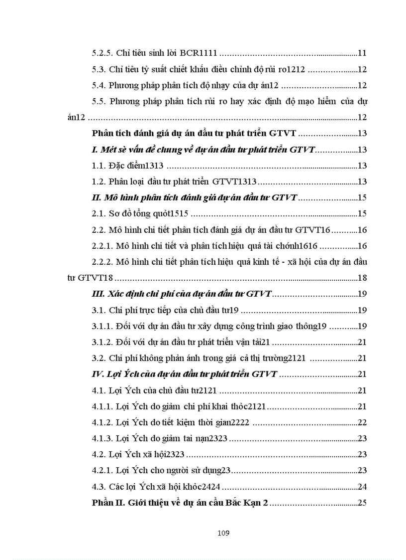 image for page Phân tích đánh giá dự án đầu tư cầu Bắc Kạn 2