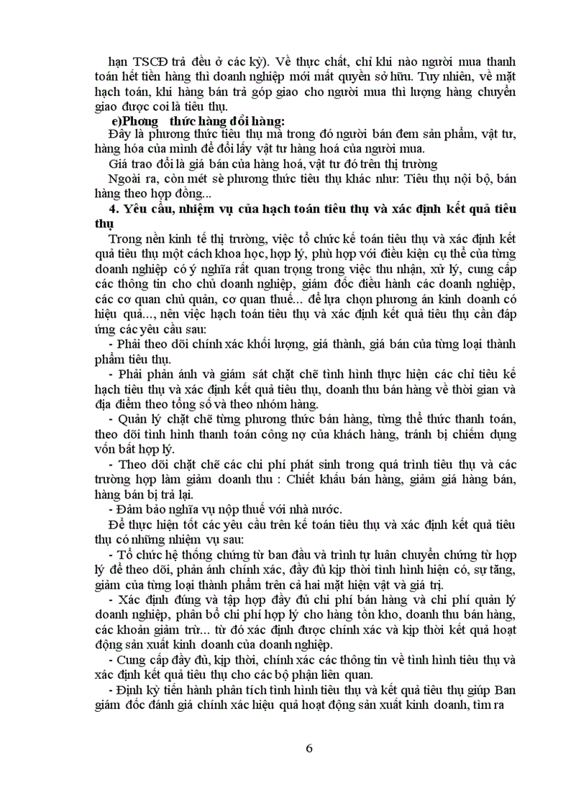 image for page Hoàn thiện hạch toán tiêu thụ, xác định kết quả tiêu thụ thành phẩm và các biện pháp nâng cao lợi nhuận tiêu thụ thành phẩm tại Xí nghiệp vật tư chế biến hàng xuất khẩu I