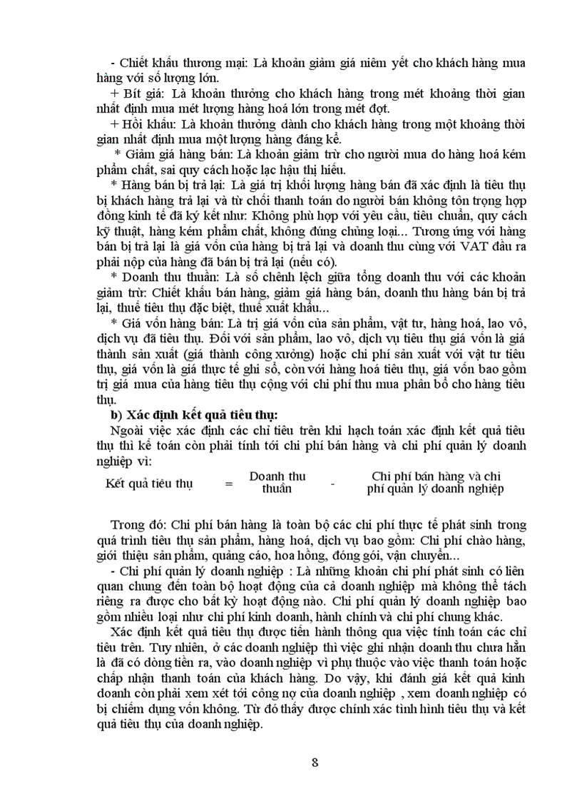 image for page Hoàn thiện hạch toán tiêu thụ, xác định kết quả tiêu thụ thành phẩm và các biện pháp nâng cao lợi nhuận tiêu thụ thành phẩm tại Xí nghiệp vật tư chế biến hàng xuất khẩu I