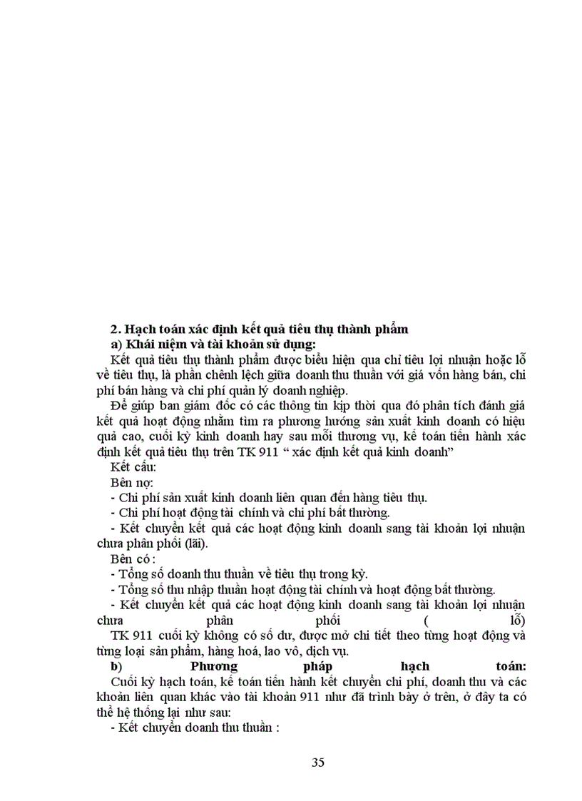 image for page Hoàn thiện hạch toán tiêu thụ, xác định kết quả tiêu thụ thành phẩm và các biện pháp nâng cao lợi nhuận tiêu thụ thành phẩm tại Xí nghiệp vật tư chế biến hàng xuất khẩu I
