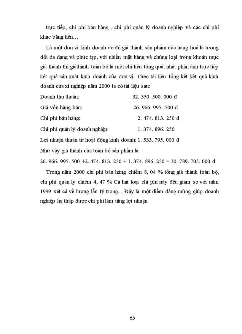 image for page Hoàn thiện hạch toán tiêu thụ, xác định kết quả tiêu thụ thành phẩm và các biện pháp nâng cao lợi nhuận tiêu thụ thành phẩm tại Xí nghiệp vật tư chế biến hàng xuất khẩu I