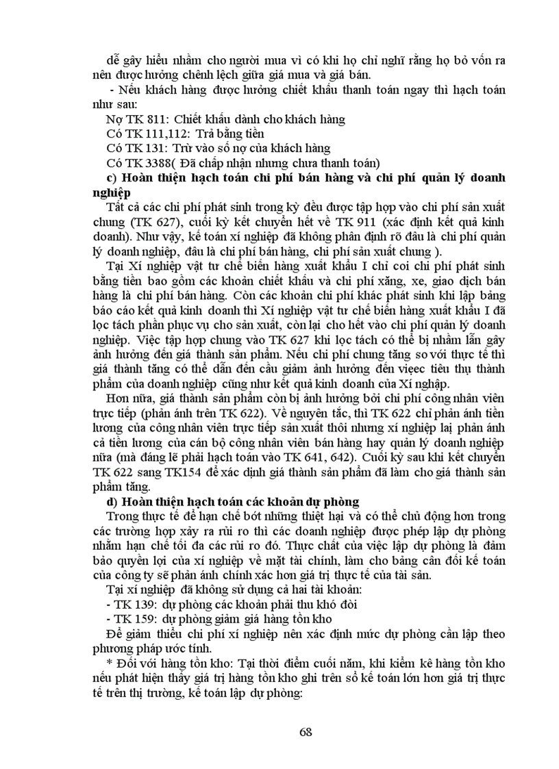 image for page Hoàn thiện hạch toán tiêu thụ, xác định kết quả tiêu thụ thành phẩm và các biện pháp nâng cao lợi nhuận tiêu thụ thành phẩm tại Xí nghiệp vật tư chế biến hàng xuất khẩu I