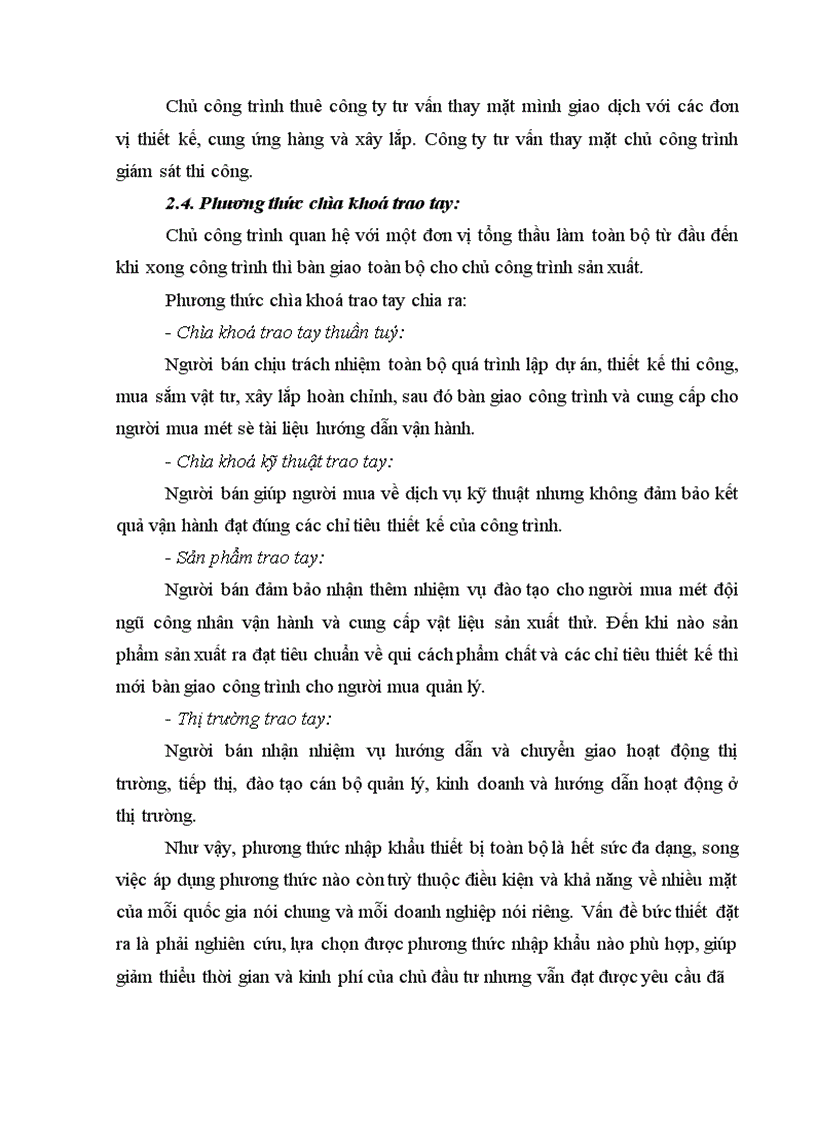 image for page Hoạt động nhập khẩu thiết bị toàn bộ