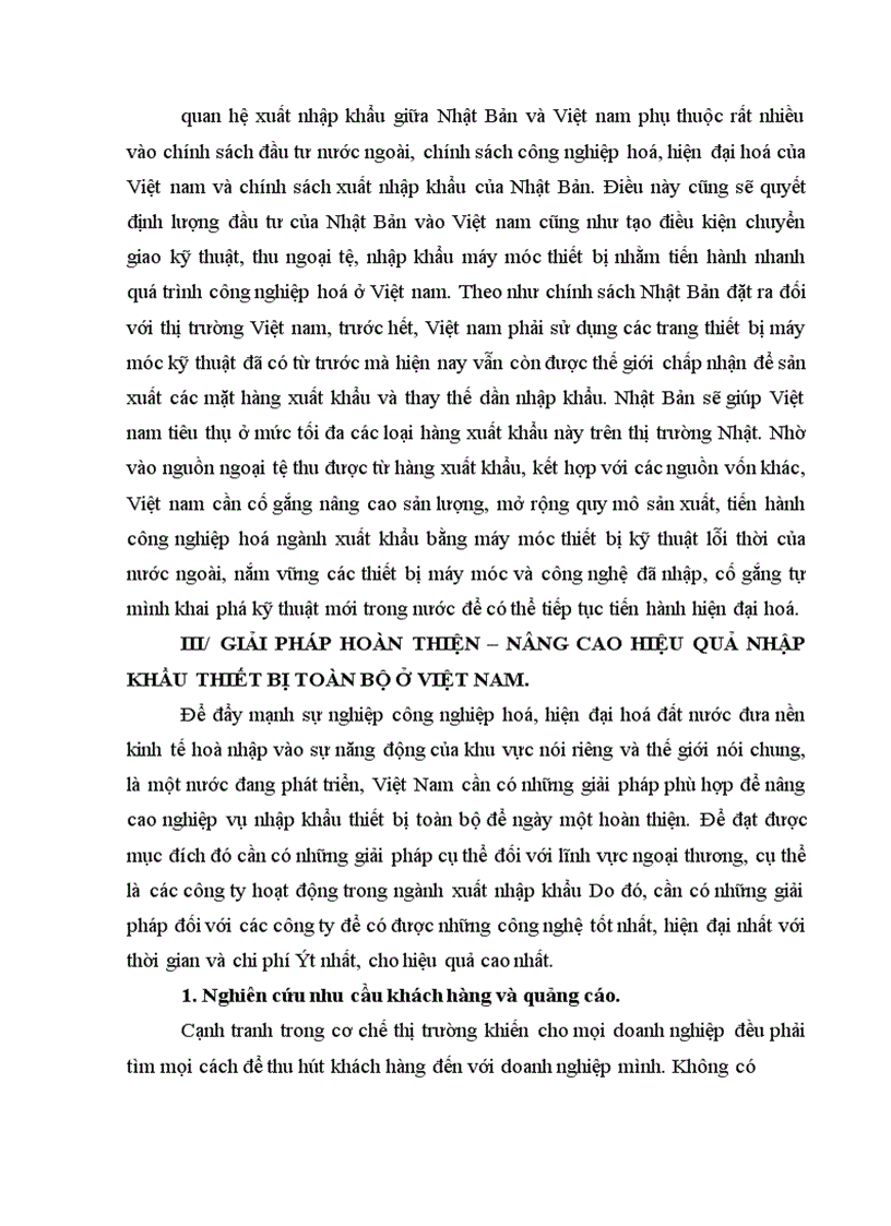 image for page Hoạt động nhập khẩu thiết bị toàn bộ