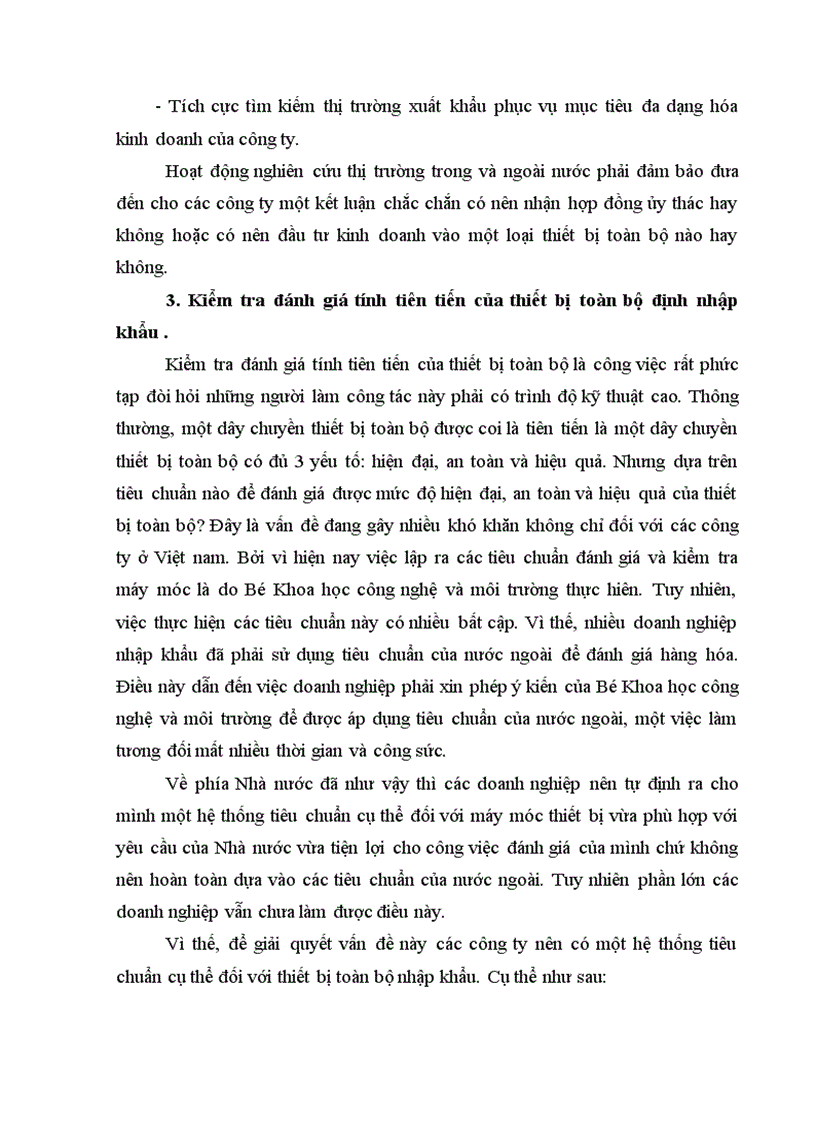 image for page Hoạt động nhập khẩu thiết bị toàn bộ