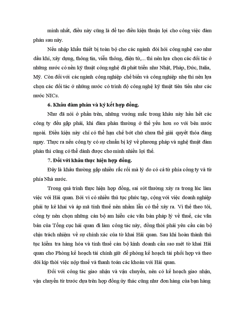 image for page Hoạt động nhập khẩu thiết bị toàn bộ