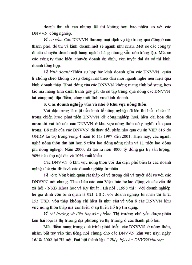 image for page Thực trạng và những tồn tại của các DN vừa và nhỏ tại Việt nam.