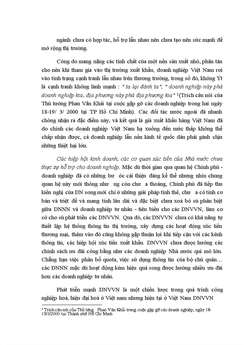 image for page Thực trạng và những tồn tại của các DN vừa và nhỏ tại Việt nam.