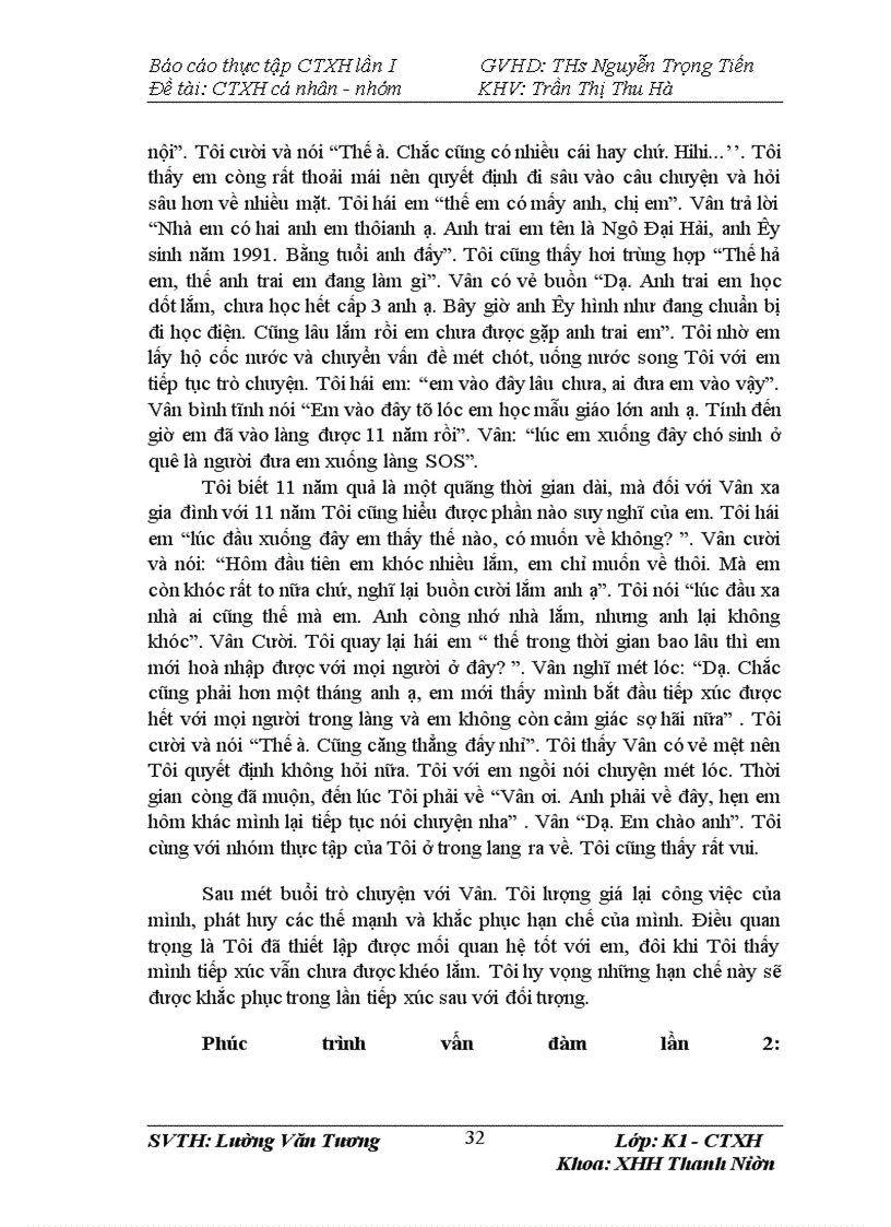 image for page Khái quát đặc điểm tình hình chung ở làng trẻ em SOS Hà nội