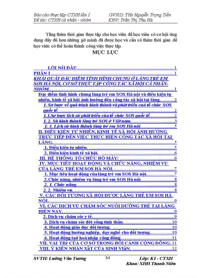 image for page Khái quát đặc điểm tình hình chung ở làng trẻ em SOS Hà nội