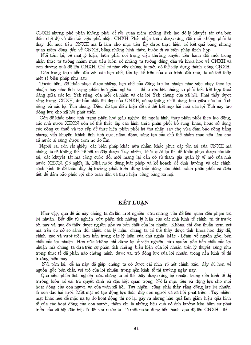 image for page Nguồn gốc,bản chất của lợi nhuận trong quan điểm của một số các trường phái từ trước đến nay và quá trình vận dụng lý luận vào thực tiễn ở nước ta