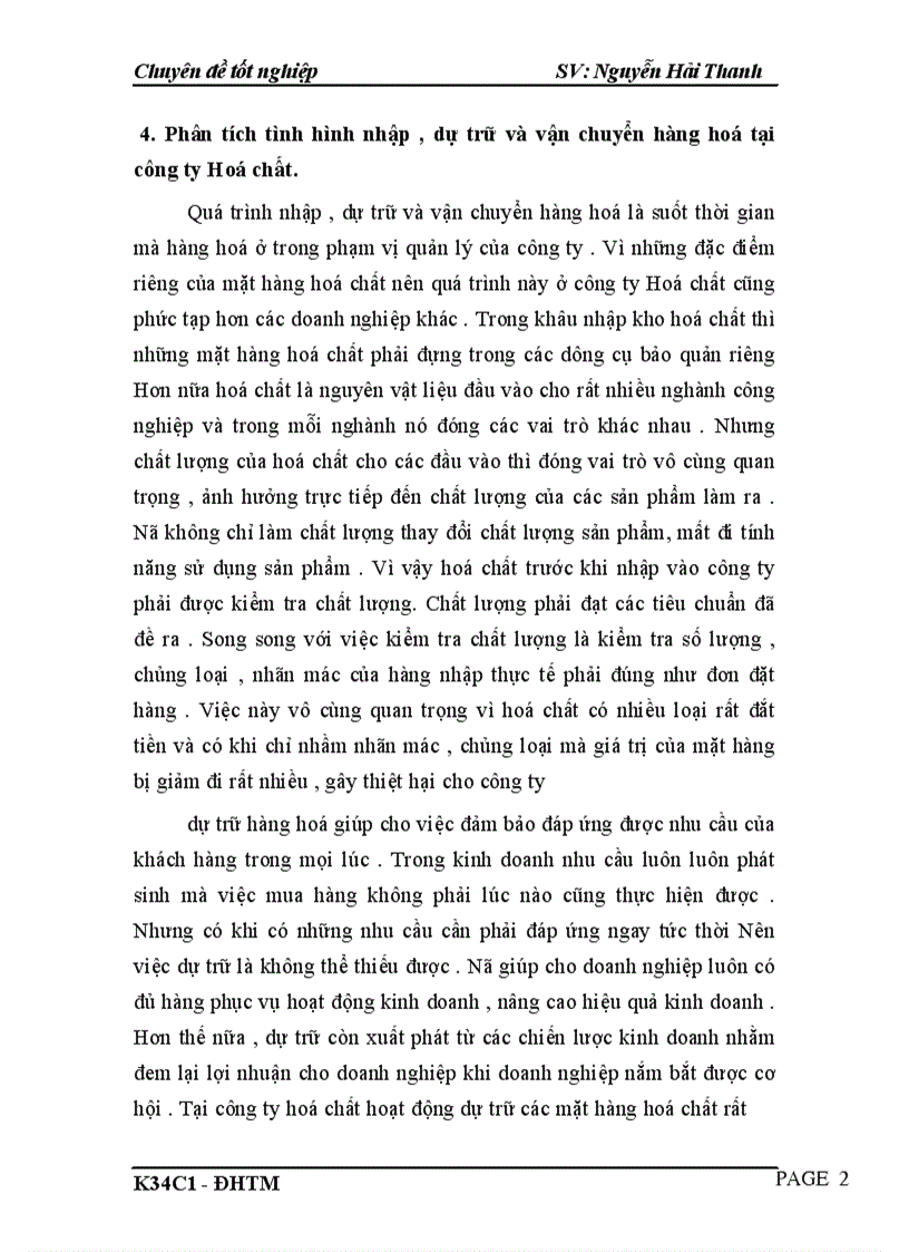 image for page Hoàn thiện hoạt động cung ứng mặt hàng hoá chất tại Công ty hoá chất