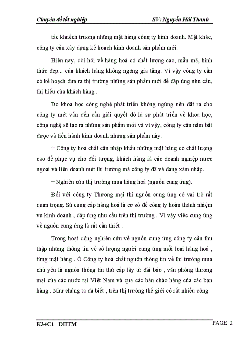 image for page Hoàn thiện hoạt động cung ứng mặt hàng hoá chất tại Công ty hoá chất