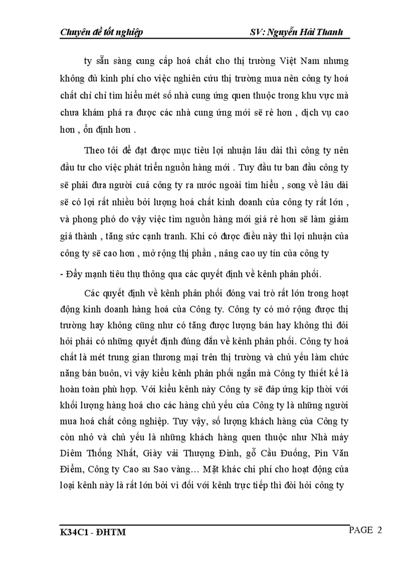 image for page Hoàn thiện hoạt động cung ứng mặt hàng hoá chất tại Công ty hoá chất