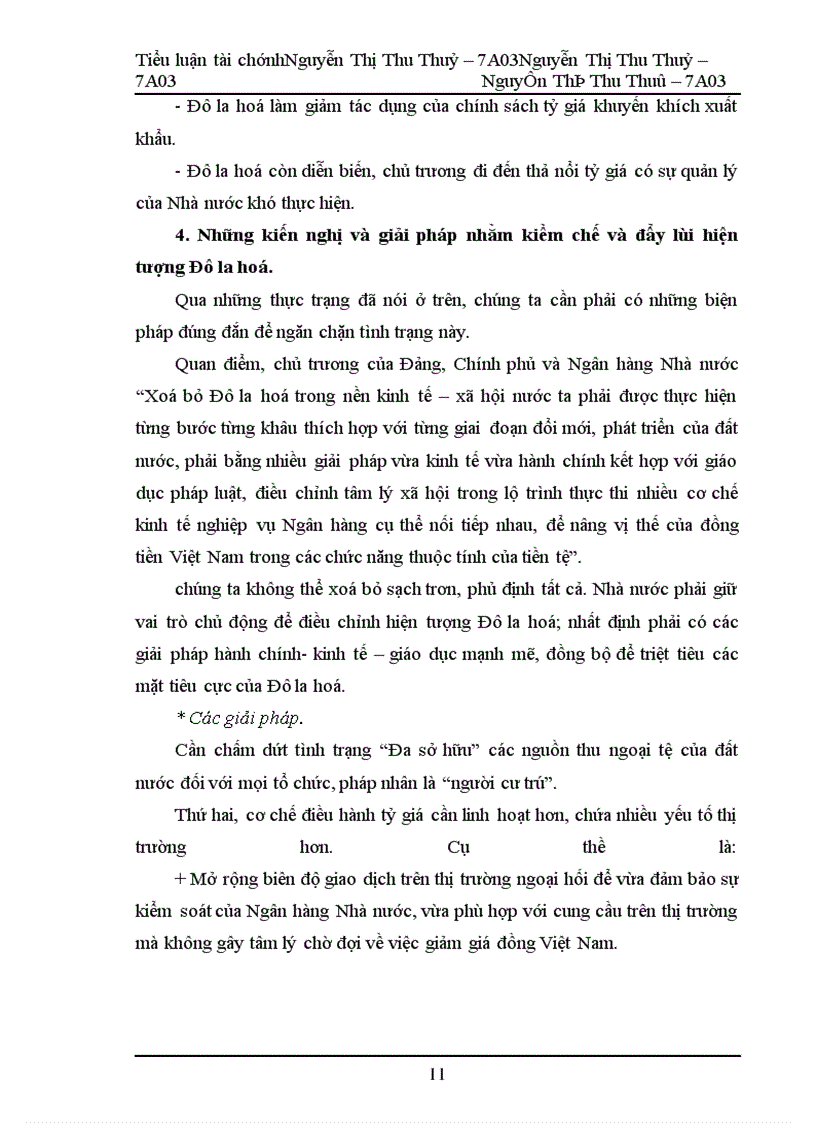 image for page Hiện tượng Đô la hoá ở Việt Nam – Tình trạng và giải pháp khắc phục