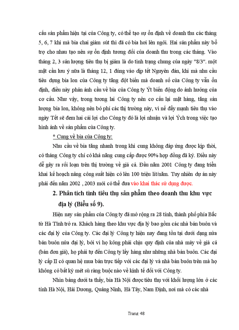 image for page Thị trường tiêu thụ sản phẩm của Công ty Bia Hà nội