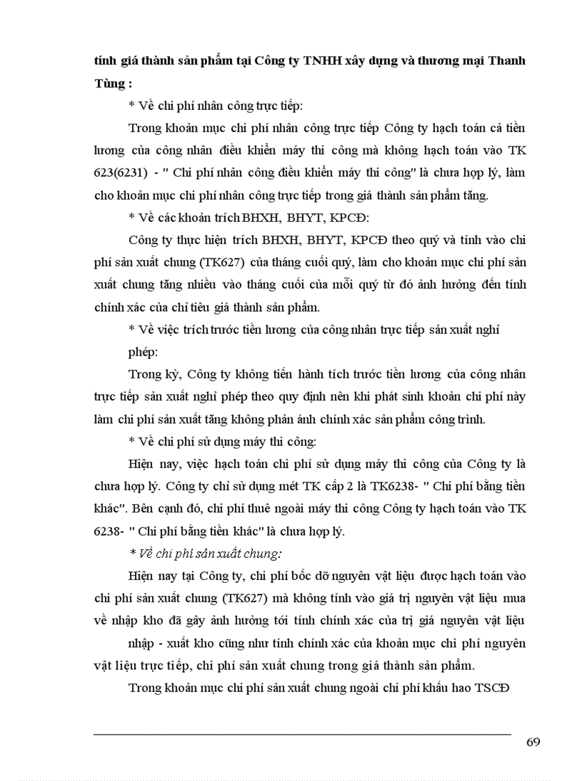 image for page Tổ chức công tác kế toán tập hợp chi phí và tính giá thành sản phẩm tại Công ty TNHH Xây dựng và Thương mại Thanh Tùng