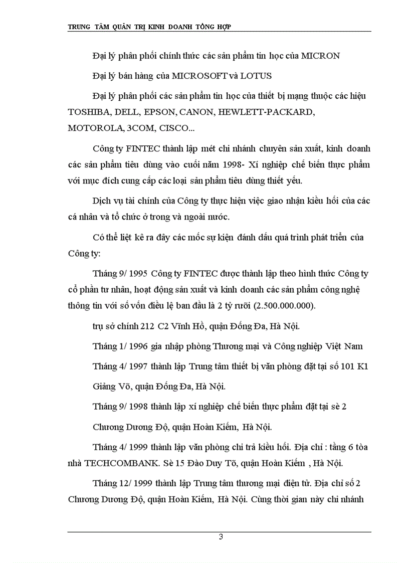 image for page Quá trình hình thành và đặc điểm chung của Công ty cổ phần fintec