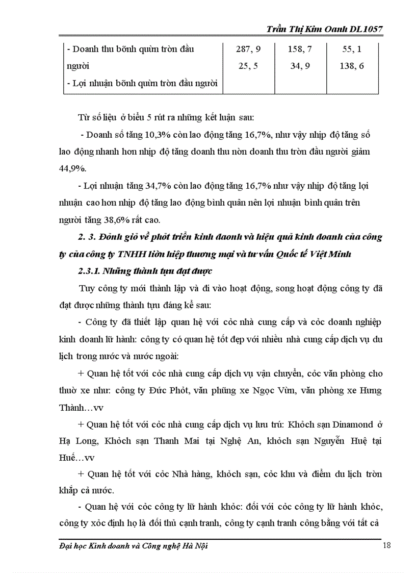 image for page Thực trạng và giải pháp thu hút khách tại công ty trách nhiệm hữu hạn liên hiệp thương mại và tư vấn Quốc tế Việt Minh