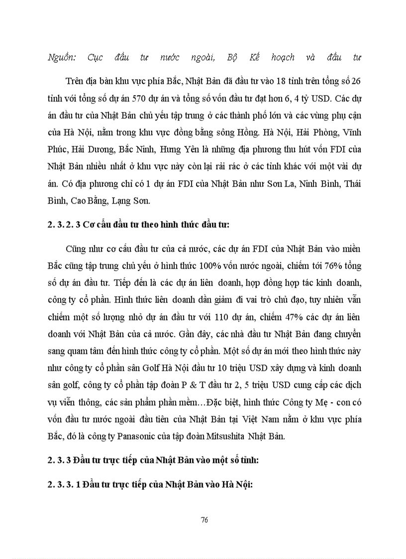 image for page Thực trạng hoạt động đầu tư trực tiếp của các doanh nghiệp Nhật Bản tại khu vực phía Bắc Việt Nam