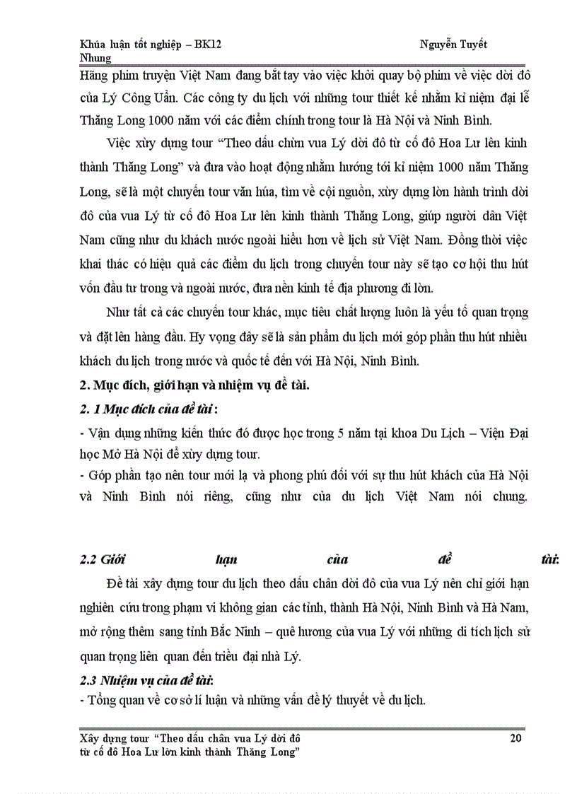 image for page Xây dựng tour du lịch” Theo dấu chân vua Lý dời đô từ cố đô Hoa Lư lên kinh thành Thăng Long