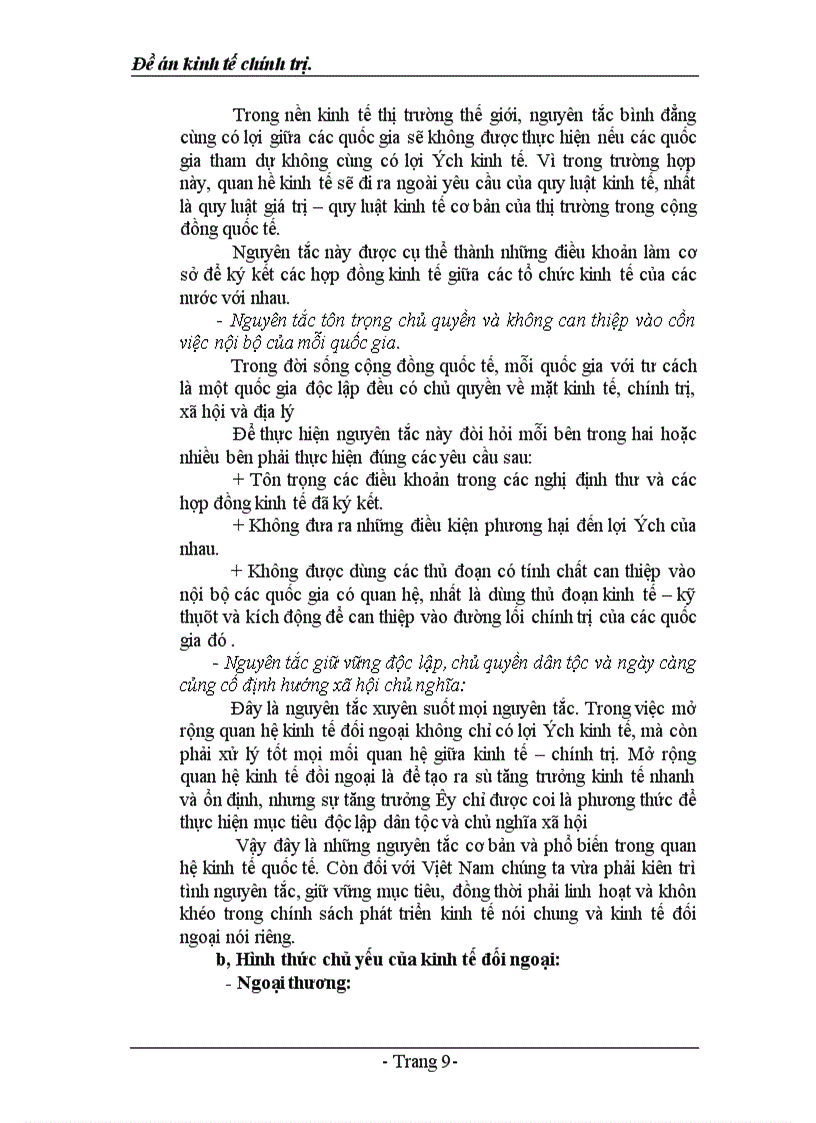 image for page Phân tích trực trạng và các giải pháp cơ bản để mở rộng và nâng cao hiệu quả của kinh tế đối ngoại ở nước ta hiện nay