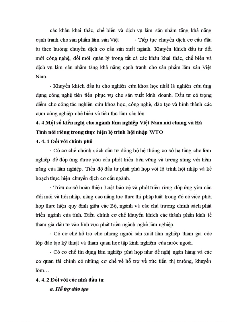 image for page Cơ sở lý luận và thực tiễn để phát triển lâm nghiệp hà tĩnh với việc gia nhập WTO