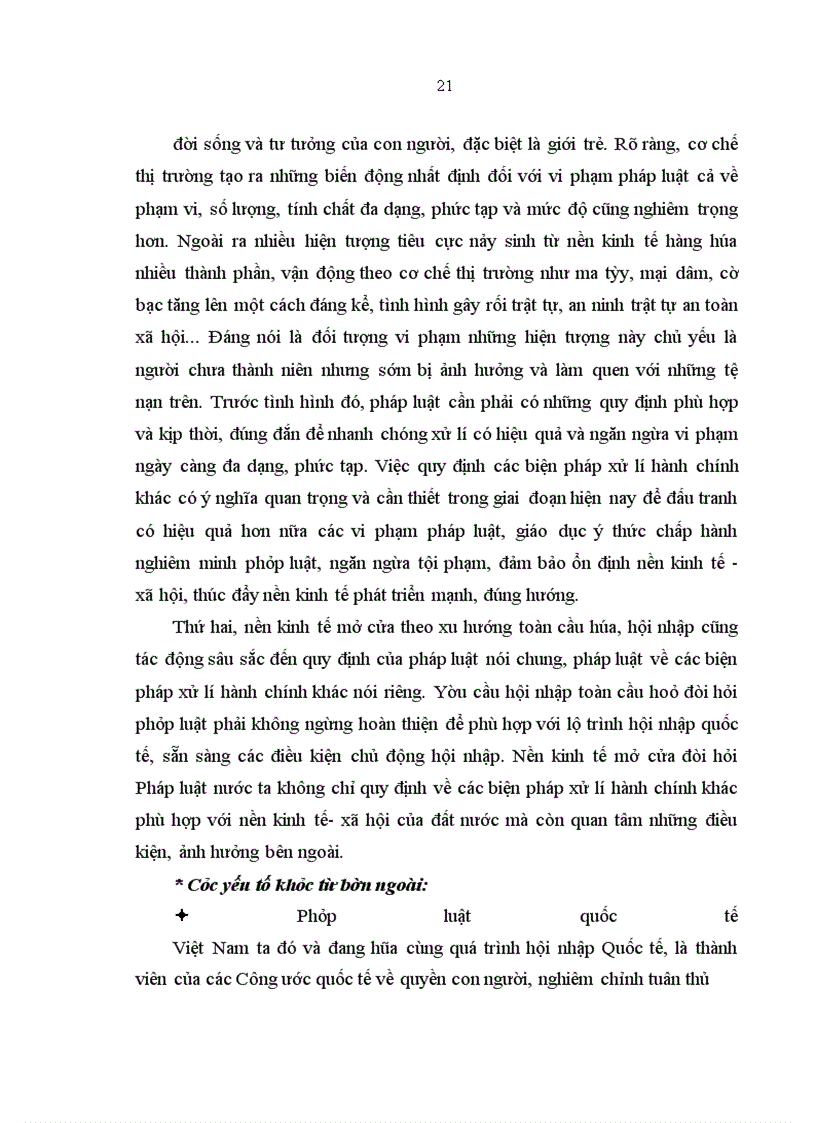 image for page Các biện pháp xử lí hành chính khác theo quy định của pháp luật Việt Nam