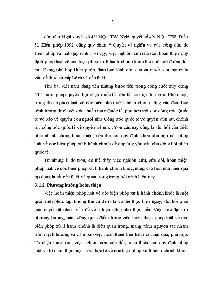 image for page Các biện pháp xử lí hành chính khác theo quy định của pháp luật Việt Nam