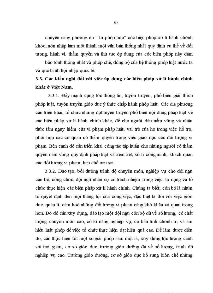 image for page Các biện pháp xử lí hành chính khác theo quy định của pháp luật Việt Nam