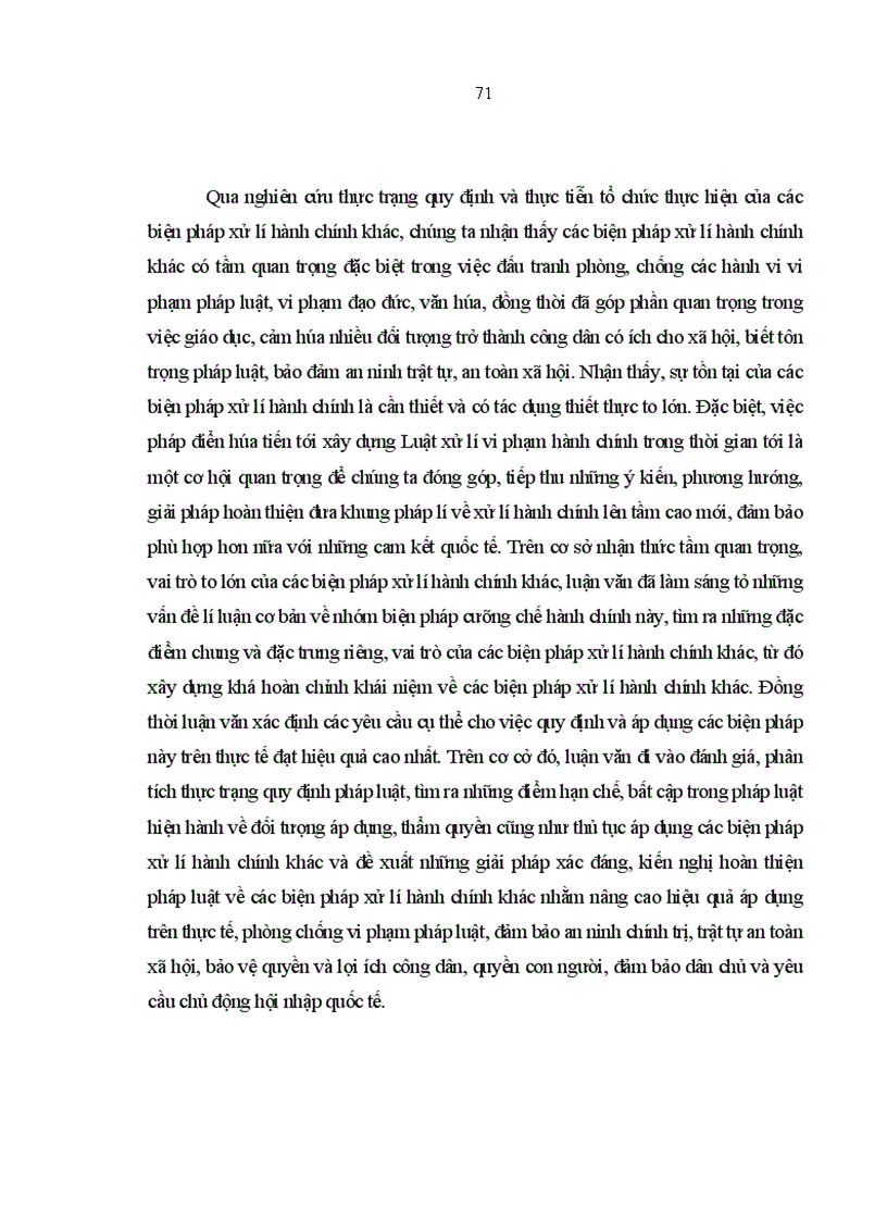 image for page Các biện pháp xử lí hành chính khác theo quy định của pháp luật Việt Nam