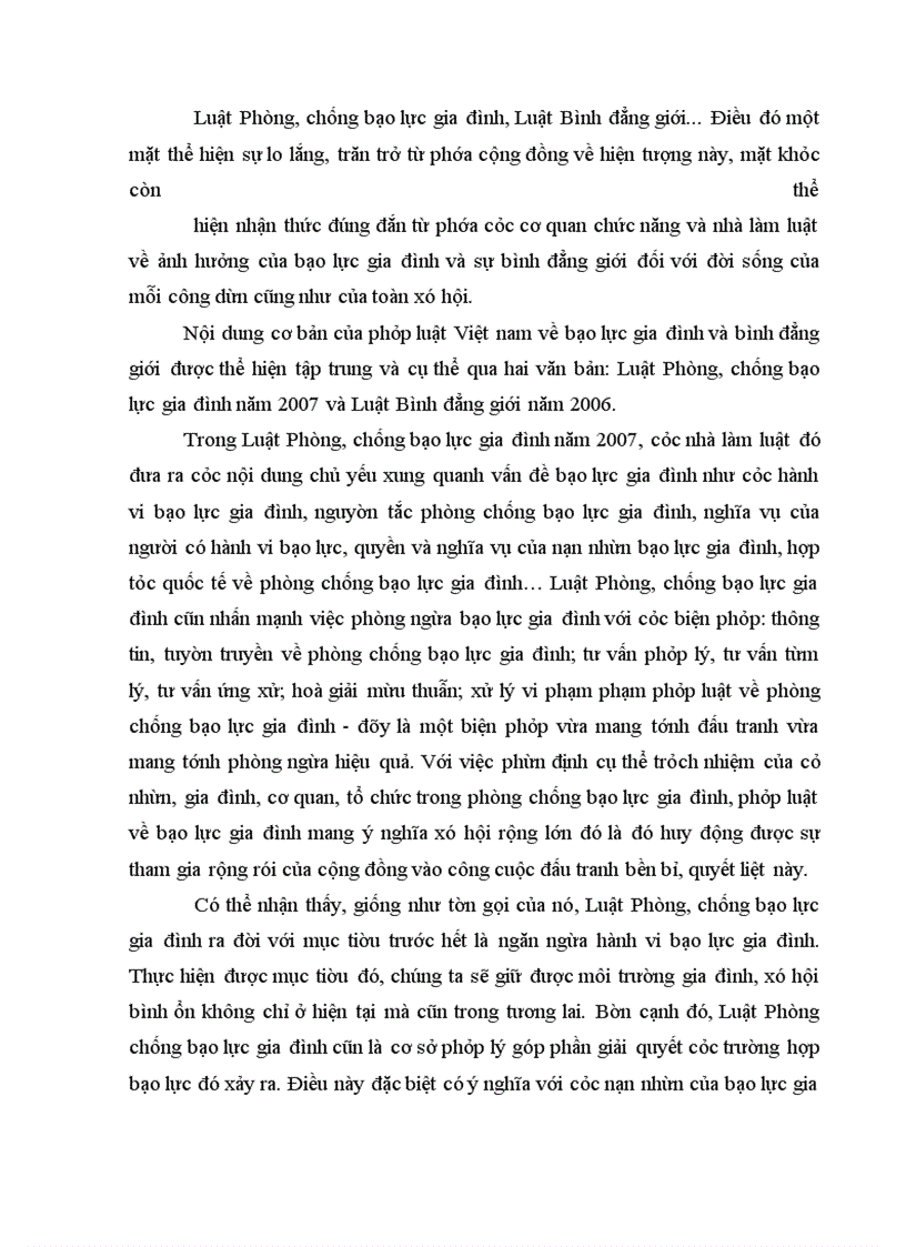 image for page Bạo lực gia đình - một hình thức thể hiện sự bất bình đẳng giữa vợ và chồng